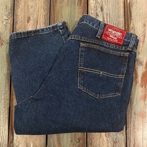 Wrangler Red Label 37x34.5 Actual Measurements Mens Jeans (Tag Size 38x36)